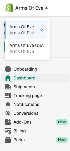 Arms Of Eve pre-shipment configuration